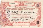Frankreich 5 francs 5 Francs Fourmies City - 1916 -