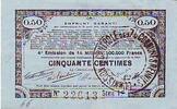 Frankreich 50 centimes 50 cent. 70 communes -