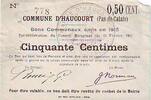 Frankreich 50 centimes 50 cent. Haucourt -
