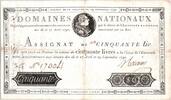 Frankreich 50 livres 50 Livres Louis XVI - 29/09/1790 -