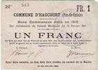 Frankreich 1 f 1 F Haucourt -