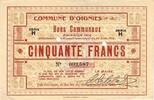 Frankreich 50 f 50 F Oignies -