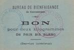 Frankreich Sans valeur Carcassonne Bon pour 2 Kg de pain bis blanc -
