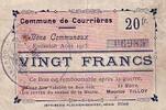 Frankreich 20 F Courrières 20 f 1915 III / SS