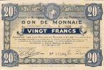 Frankreich 15/12/1917 20 F Roubaix-Tourcoing II / VZ
