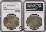 Austria Taler 1780-Dated Maria Theresa NGC MS65