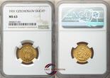 Czechoslovakia Ducat 1931 Republic NGC MS63