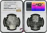 Czechoslovakia 50 Korun 1968 Republic NGC PF 67 CAMEO