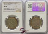 Switzerland 10 Batzen 1825-N Graubunden. Canton NGC MS65