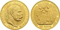 Hungary 100 Korona Franz Joseph I Coronation -