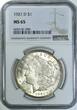 USA 1921-D Morgan Dollar NGC MS-65