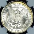 USA 1884-O Morgan Dollar NGC MS-63; Tiny Rainbow