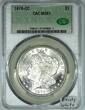 USA 1878-CC Morgan Dollar CAC MS-61; Frosty White