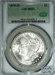 USA 1878-CC Morgan Dollar CAC MS-62; Frosty White