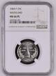 USA 2000-P Maryland Quarter NGC MS-66 PL; Very Scarce