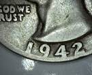 USA 1942-D Washington Quarter Doubled Die Obverse FS-101; Nice VG