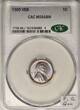 One Cent Cent VDB Lincoln Wheat  CAC MS-66 BN; Premium Quality Gem!