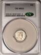 Dimes Barber Dime CAC MS 62