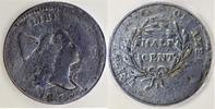 USA Liberty Cap Half Cent on TAL Token  1797 ICG VG-08 Details