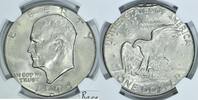 USA Eisenhower Dollar; Double Struck Mint Error;  1974-D NGC MS-64; Rare on Ikes!