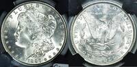 USA 1886 Morgan Dollar NGC & CAC MS-65; Original Bag Fragment; Creamy White 343,55 EUR  zzgl. 51,52 EUR Versand