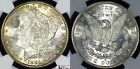 USA Morgan Dollar  1881-S NGC MS-63; Nice Original