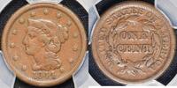 USA 1844/81 Braided Hair Large Cent PCGS F-12 214,71 EUR  zzgl. 51,52 EUR Versand
