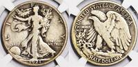 USA 1921-S Walking Liberty Half Dollar NGC VG-10 257,66 EUR  zzgl. 51,52 EUR Versand