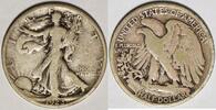 USA 1923-S Walking Liberty Half Dollar; Nice Original VG-F  77,29 EUR  zzgl. 13,73 EUR Versand
