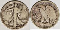 USA 1920-D Walking Liberty Half Dollar; Choice Original VG-F  77,29 EUR  zzgl. 13,73 EUR Versand