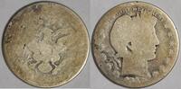 USA 1892-S Barber Half Dollar; AG/Fair; Key Date!  171,77 EUR  zzgl. 13,73 EUR Versand