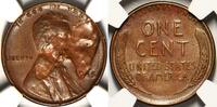 USA Lincoln Wheat Cent Obverse Struck Thru Mint Error -