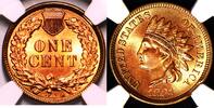USA Indian Head Cent Curved Clip @ 5:00 Mint Error -