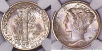 Uncategorized Dime Mercury NGC MS-66 FB; Superb Original 223,28 EUR  zzgl. 53,58 EUR Versand