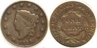 One Cent Large Cent Coronet Head ICG VG-08; Decent; Scarce! 223,28 EUR  zzgl. 53,58 EUR Versand