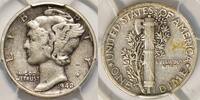 Dimes, Dimes Dime Mercury PCGS & CAC VF-30; Choice Original 893,16 EUR  zzgl. 89,31 EUR Versand
