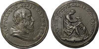Italy, Ferrara Pb medal Ippolito d'Este, Liberation of Siena 1552, wolf being collared ss