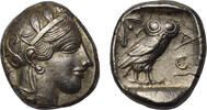 Attica, Athens AR tetradrachm c. 454-404 BC Athena/Owl ss