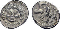 Roman Republic 47 BC L. Plautius Plancus, AR denarius, Gorgon Medusa/Aurora f.vz