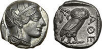 Attica, Athens AR tetradrachm c. 454-404 BC Athena/Owl ss