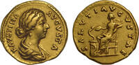 Roman Empire AV aureus AD 161-4 Faustina Junior, Salus seated left feedi... 4250,00 EUR3400,00 EUR  zzgl. 25,00 EUR Versand