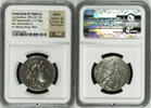 KINGDOM OF THRACE AR Tetradrachm Lysimachus, 305-281 BC NGC AU* Strike: 5/5 Surface: 5/5 Fine StyleF