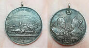 European Coins Medal Wurttemberg 1899 Shooting Silver Oberndorf City View Germany -