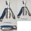 Sonstige ???? Leatherman Style CS Blue Keychain Multitool Carabiner Rare Retired Condition -