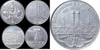European Coins 2X Germany Medals Munich 1907 and Berlin 1896 Unc Aluminum Double City View -
