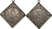 European Coins Medal Ulm 1910 Shooting Silver Unc City View Klippe Germany Very Rare -
