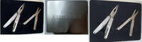 Sonstige ???????????? Leatherman Multitool Juice SC2 Silver Micra Rare Retired In Tin Box -