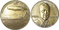 European Coins Medal Germany 1924 Graf Von Zeppelin City View Rare Germany German State -