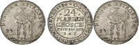 European Coins 2/3 Thaler 1736 Brunswick Cal Hannover Unc 24 MG Giant Rare Germany -