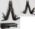 Sonstige ???? Leatherman Black BO Kick Multitool Retired Rare Collectable With Clip -